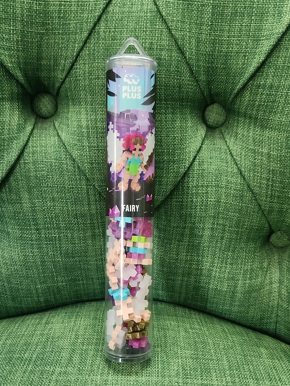 Fairy Building Blocks Puzzle Tube - Purple, Pink, Green